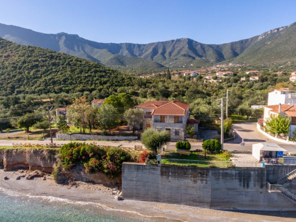 [#119] Sea Front Building of 480 sqm on offer at Poulithra, East Peloponnese - 580000 euro