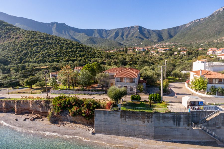 [#119] Sea Front Building of 480 sqm on offer at Poulithra, East Peloponnese - 580000 euro