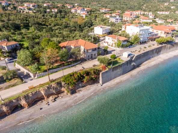 [#119] Sea Front Building of 480 sqm on offer at Poulithra, East Peloponnese - 580000 euro