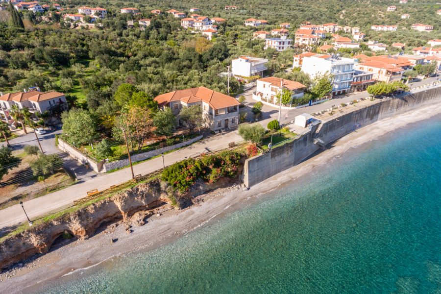 [#119] Sea Front Building of 480 sqm on offer at Poulithra, East Peloponnese - 580000 euro