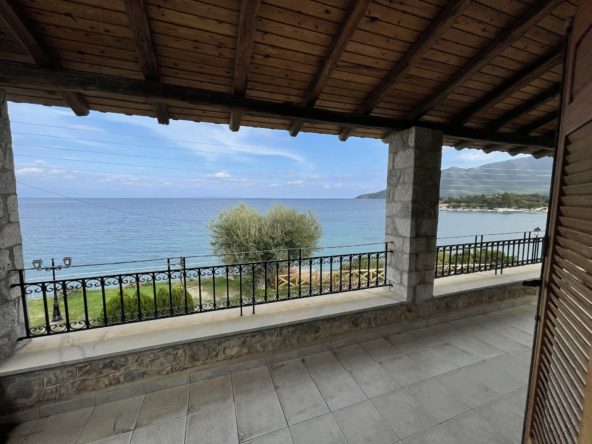 [#119] Sea Front Building of 480 sqm on offer at Poulithra, East Peloponnese - 580000 euro