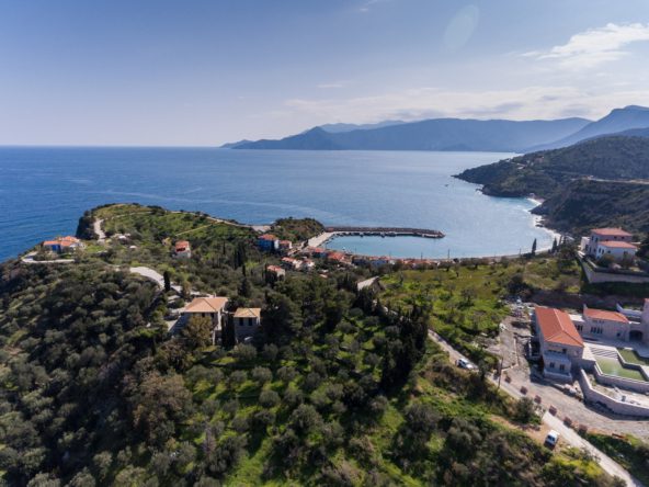 [#184] Seafront Plot with 360 degrees View in Sampatiki, East Peloponnese - 298 000 Euro